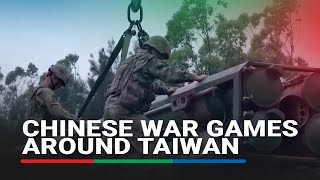 China starts second day of war games around Taiwan  ABSCBN News [upl. by Pepito]