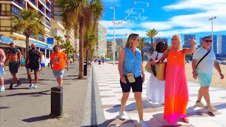 BENIDORM 🇪🇦 LEVANTE BEACH ⛱️ Bars amp Pubs 🍺 October 2024 Costa Blanca Spain 4K [upl. by Annovahs]