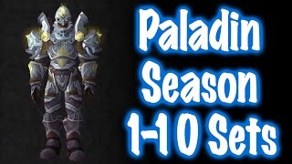 Jessiehealz  Paladin Season 110 PvP Sets World of Warcraft [upl. by Gibbie]