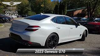 Certified 2023 Genesis G70 20T Cary NC G701224L [upl. by Nehcterg]