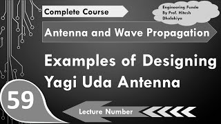 Examples and Designing of Yagi Uda Antenna in Antenna and Wave Propagation by Engineering Funda [upl. by Eneloj]