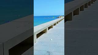 Walking Tour Nova Icaria Beach Spain [upl. by Sackville]