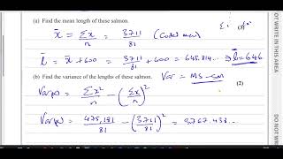 WST0101 Edexcel IAL S1 June 2023 Q3 Mean Variance Coding Box amp Whisker Plots Outliers [upl. by Cimbura]