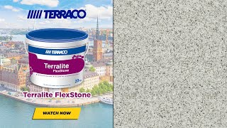 Terralite FlexStone The Multicoloured Stone Effect Coating by Terraco [upl. by Farrar277]