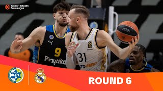 Maccabi Playtika Tel AvivReal Madrid  Round 6 Highlights  202324 Turkish Airlines EuroLeague [upl. by Yecac]