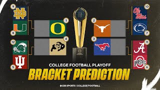 College Football Playoff PREDICTIONS Oregon over Ole Miss in the National Championship [upl. by Nomyar838]