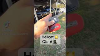 Starting the Hellcat amp CtsV after 3 months of sitting JgCollection Hellcat CtsV FastCars Fyp [upl. by Betteann]