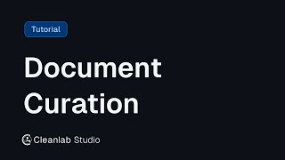 Curate High Quality Documents for RAG [upl. by Etna]