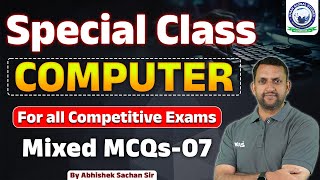 Computer Class for all Competitive Exams  Computer Mixed MCQs  Part 7  Computer by Abhishek Sir [upl. by Trillbee]