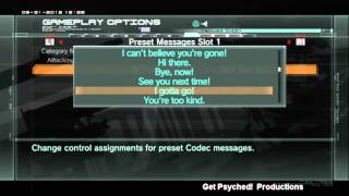 Metal Gear Online 2  Voice Codec Female B [upl. by Ysied]