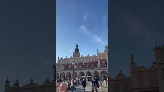 Rynek Glowny Krakow Main Square krakow poland autumn fall travel [upl. by Salisbury]