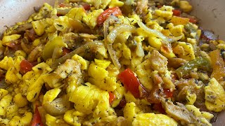 BEST JAMAICAN ACKEE AND SALT FISH RECIPE  JAMAICAS NATIONAL DISH [upl. by Orazal]