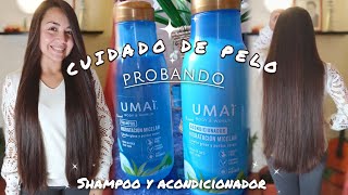 PROBANDO🚿 shampoo y acondicionador💦Hidratación UMAI 🌿 Impresiones [upl. by Niraj]