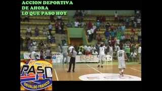 LIGA NACIONAL BALONCESTO PLEITO JUEGO METROS VS COCOLOS SAN PEDRO 21 7 2013 [upl. by Nemrac]