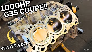 My 1000HP G35 ENGINE BUILD  800HP BMW M5 RIPSS [upl. by Madelena]