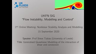 Generalised Quasilinear Modelling of the interaction of shear and convection [upl. by Mcculloch385]