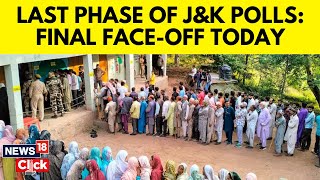 The Final Phase Of JampK Polls Sees Brisk Voting Voters Queue Up At Polling Stations  N18V  News18 [upl. by Inavoy]