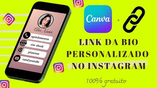 2024 COMO FAZER LINK PARA BIO DO INSTAGRAM  SITE CANVA PERSONALIZADO E GRATUITO [upl. by Ydnec]