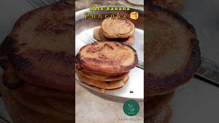 Oats Banana Pancakes 🥞 School tiffin ideas office tiffinshortsyoutubeshortsfoodpancakefyp [upl. by Melisande204]