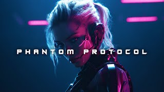 Darksynth  Cyberpunk Mix  Phantom Protocol  Dark Synthwave Dark Industrial Electro Music [upl. by Eniamurt812]