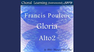 Qui sedes ad dexteram PatrisAlto2Poulenc Gloria [upl. by Bascio]