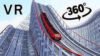 FAST Roller Coaster in 360 VR 🙃 [upl. by Fasto]