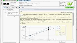 Set range of a HART® device using PACTware® and Generic HART DTM 53 [upl. by Aknayirp546]