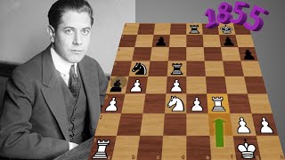 Vladas Mikenas VS Jose Raul Capablanca  Évènement Olympiad Lieu Buenos Aires Argentina 1939 [upl. by Champagne]