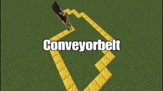 How to make a Conveyor belt in minecraft Ps Xbox Pocket Edition [upl. by Llebana]