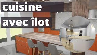 9 idees de cuisine avec ilot central Inspiration maison [upl. by Annas]