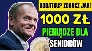 NOWE WIEŚCI ZUS WYPŁACI DODATKOWE 1000 ZŁ SENIOROM 65 JUŻ 10 PAŹDZIERNIKA [upl. by Anelac207]