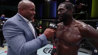 Jared Cannonier Octagon Interview  UFC Vegas 34 [upl. by Suolhcin895]