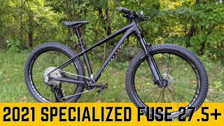 Best Place To Start  2021 Specialized Fuse 275 Aggressive Hardtail Mountain Bike Review and Weight [upl. by Nob]