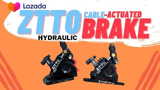 ZTTO CableActuated Hydraulic Brakes Review [upl. by Aroel350]