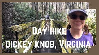 Day Hike to Dickey Knob Jefferson National Forest Virginia [upl. by Vergil]