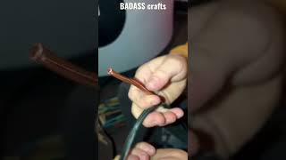 How to strip copper wire 💰copper makemoney trashtotreasure recycle trashtocash shorts wire [upl. by Anaiek]