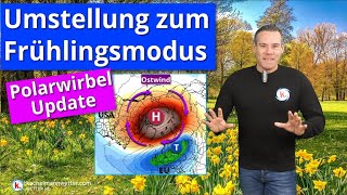 Umstellung zum Frühlingsmodus und neue Störung des Polarwirbels [upl. by Ynnek]