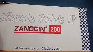 Zanocin 200 Tablet  Ofloxacin Tablet  Zanocin 200mg Tablet Uses Side effects benefits Dosage [upl. by Ataner321]