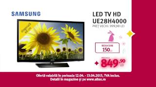 Reclamă ALTEX Happy Easter TV Samsung 1213 aprilie 2015 [upl. by Sioled71]