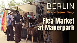 Vintage Art and more Discover the Mauerpark Flea Market in Berlin  4K Walking Tour [upl. by Savdeep]