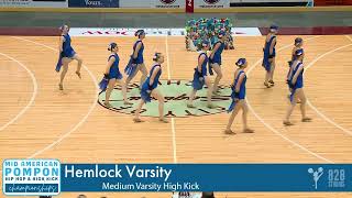 Hemlock Varsity Pom High Kick 2023 quotRioquot [upl. by Wymore]