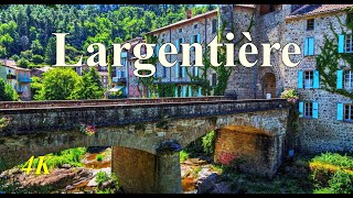 LARGENTIERE🌞Charmant village situé dans le département de lArdèche 4K [upl. by Ybocaj405]