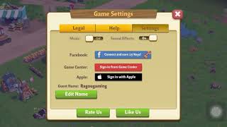 How to connect FarmVille2 gameplay with Facebook  Ragou Gaming [upl. by Yrrehs]