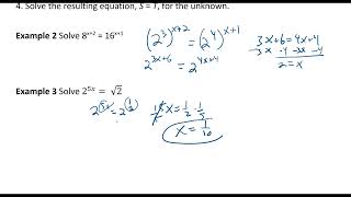 Solving Exponential Equations [upl. by Gudrun]