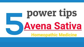 Avena Sativa Homeopathic Medicine  Avena Sativa Mother Tincture Avena sativa 30 Benefits and Uses [upl. by Ttiwed]