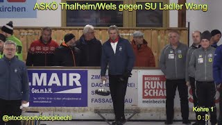 Eiststockeröffnungsturnier Peuerbach Askö Thalheim bei Wels gegen SU Ladler Wang [upl. by Yeldoow875]