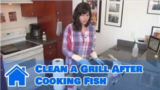 Home Cleaning Instruction  How to Clean a Grill After Cooking Fish [upl. by Laris]