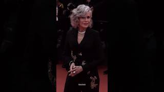 Jane Fonda at the 77th Cannes Film Festival janefonda [upl. by Hildegard]