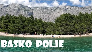 Basko Polje Camping Makarska Riviera Baska Voda with FKK beach [upl. by Freiman]