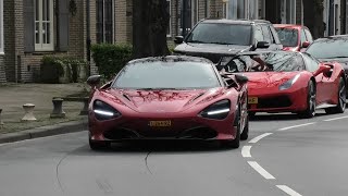 Supercars Arriving in Alblasserdam NL For a Tour [upl. by Iow]